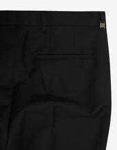 Load image into Gallery viewer, Black Single-Breasted Wool-Blend Suit