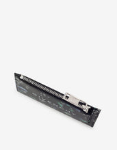 Load image into Gallery viewer, Black Floral Print Long Card Holder
