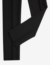 Load image into Gallery viewer, Black Single-Breasted Wool-Blend Suit
