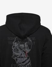 Load image into Gallery viewer, Black Skull Print Hoodie
